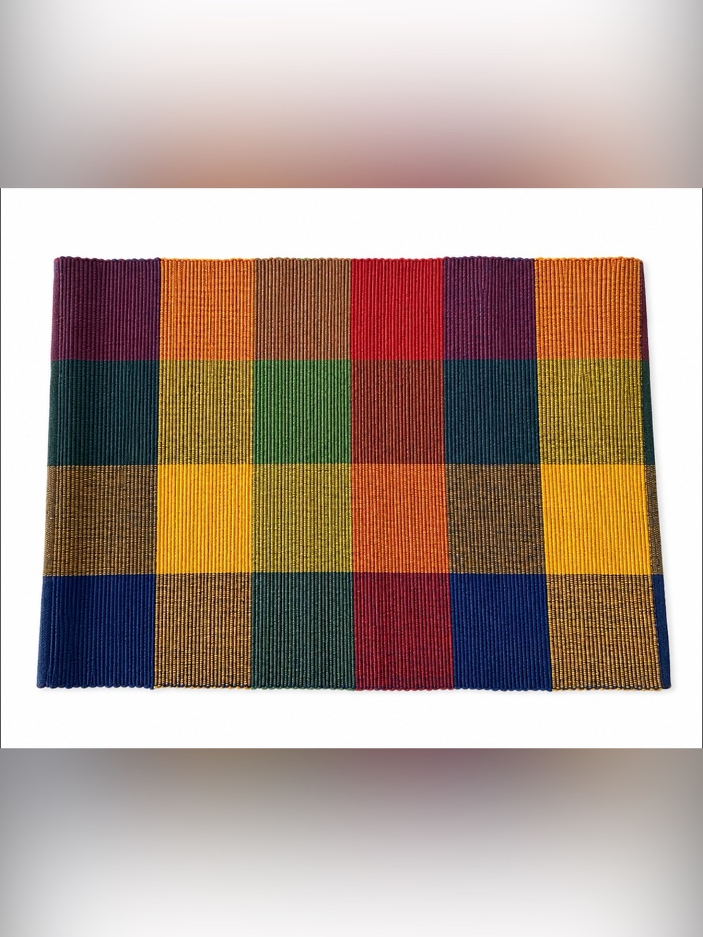 Simons Plaid Placemats Set of 2